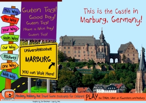 Marburg Castle in Marburg, Germany